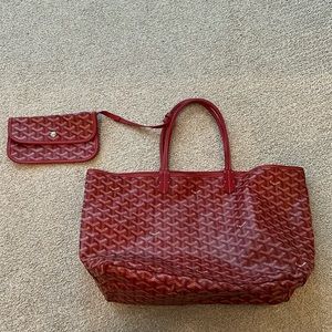 Red Goyard Bag